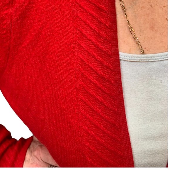 100% Cashmere Open-front Cardigan, Created For Macy's - Picture 4 of 6